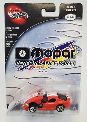 100% Hot Wheels Mopar Performance Parts Series Dodge Viper GTS #2/4 Red 1/64 • $13.95