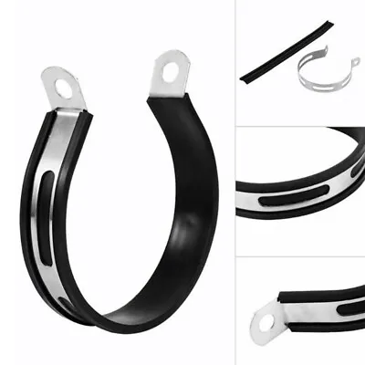 Motorcycle Exhaust Muffler Silencer Hanger Hanging Clamp Strap Mount Bracket  • $12.99