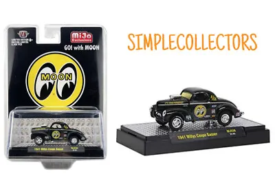 M2 Machines Auto - Gasser 1941 Willy's Coupe Gasser Mooneyes (Black) • $5.99