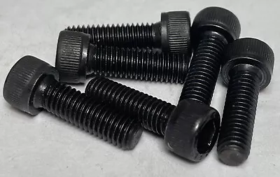 (6) M6-1.0x20mm Black Alloy Socket Head Cap Screws (23JN53c) • $9.95