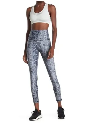 Marika Astrid Women's Leggings Reversible Snake Boa Gray Active Pants L XL $65  • $29.55