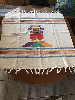 Vintage Table Cloth & 4 Napkins From Mexico  • $19.99