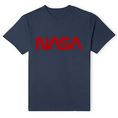 Official NASA Worm Red Logotype T-Shirt • £10.79
