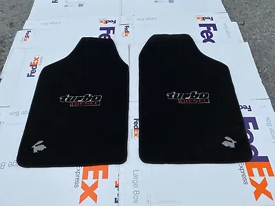 For VW Mk1 Rabbit Pick Up Custom Velour Floor Mat Mats Carpet Black 2pcs 1977/83 • $149.99