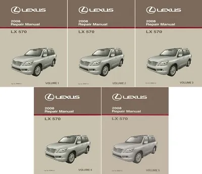 2008 Lexus LX 570 Shop Service Repair Manual Complete Set • $336.20