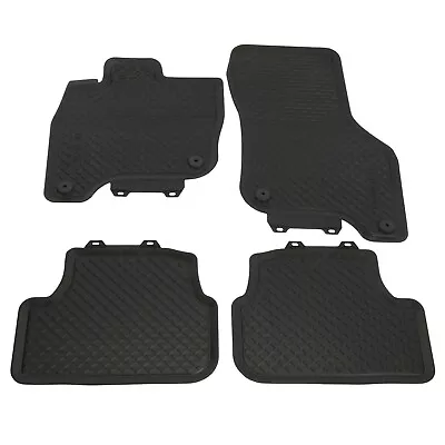 $112.45 • Buy 2015-2019 VW Volkswagen E-Golf Euro Rubber Floor Mats Set GENUINE OEM BRAND NEW