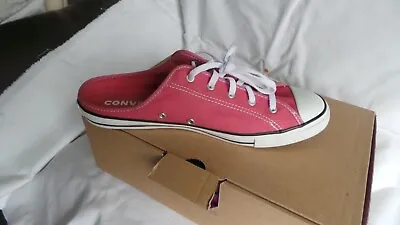 BRAND NEW In Box Converse All Star Dainty Mule Trainer UK 6 EU 40 Coral Pink • £41.95