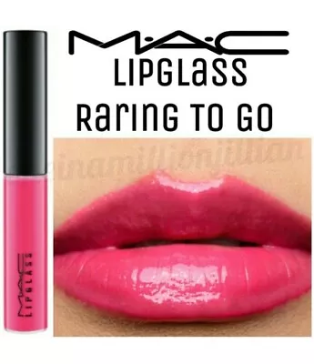 Mac Lipglass Lip Gloss Raring To Go In Original Package .08 Oz • $11.97
