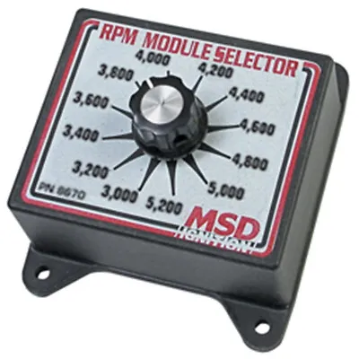 MSD Engine RPM Limiter 8670; RPM Module Selector 3000-5200 RPM • $106.09