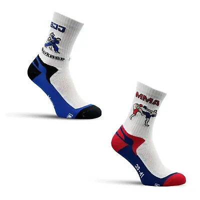 Berkner MMA BJJ Socks 2Pack Mixed Martial Arts Training Cotton Unisex Socks • $8.25