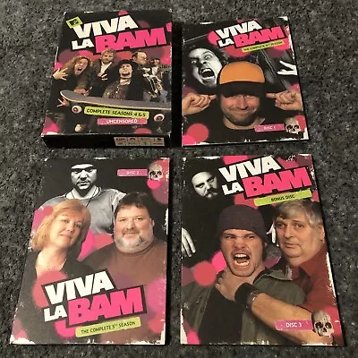 Viva La Bam: Complete Seasons 4 & 5 Uncensored MTV **RARE OOP!** • $97.95