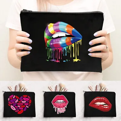 Makeup Bag Small Make Up Bags Fits Women Mini Makeup Bags Cosmetic Make Up Bags • £2.99