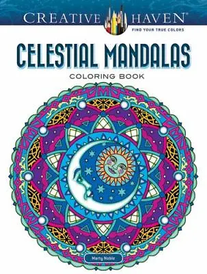 Creative Haven Celestial Mandalas Coloring Book By Noble Marty • $4.81