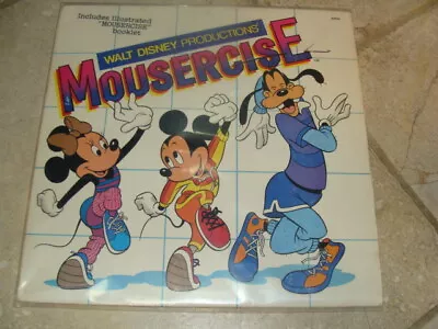 Vinyl Record Disneyland Walt Disney Productions Mousercise 62516 #2 No Book  • $10