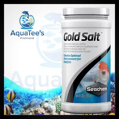 Seachem Gold Salt 300g For Goldfish - Aquarium Fish Tank Bowl Pond Electrolytes • $19.89