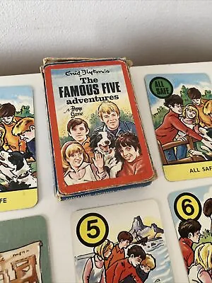 Enid Blyton Famous Five Adventures Card Game Pepys Vintage Complete • £19.99