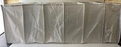 Ikea Skub Foldable White Grid Patterned 7 Compartment Wardrobe Organiser • £12.99