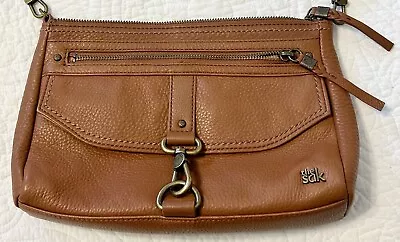 The SAK Brown Leather Crossbody • $16