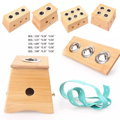 5Types Moxa Stick Roll Holder Healing Therapy Bamboo Mild Moxibustion Boxes 18mm • $12.26