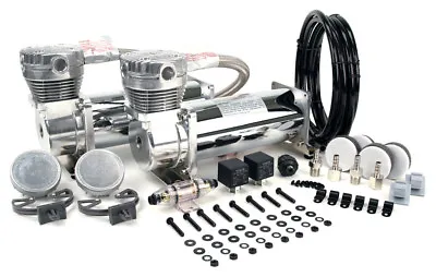 Viair 480C Chrome Dual Air Compressors 200 PSI Max For Car Truck Air Suspension • $467.95