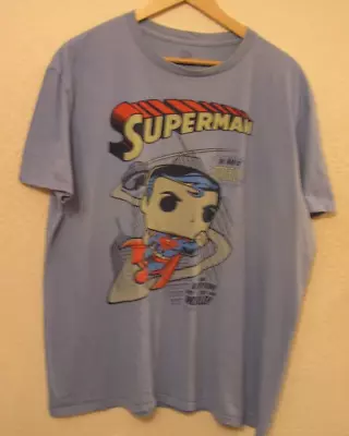 Funko Pop Tees & DC League Of Collectors T-Shirt Superman-The Man Of Steel XL • £12.99