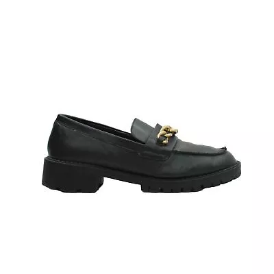 London Rebel Women's Flat Shoes UK 6 Black 100% Other Loafer • £13.70