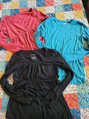 Maternity Pregnancy Shirts Tops Lot Of 3 Small • $18.50