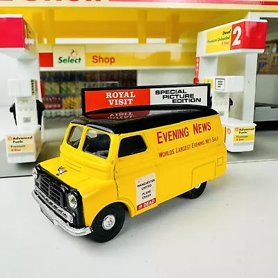 Corgi 1:43 Bedford 10/12 CWT Diecast Van Model - Royal Visit Evening News • £12.95