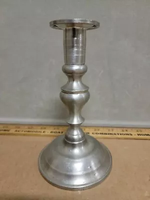 $11.95 • Buy Woodbury Pewter Single 7  DUNHAM Colonial Style Candlestick Made In USA Used