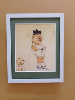 Mabel Lucie Attwell Print 'Just Look At Me - Fido'  FRAMED PICTURE • £22