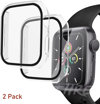 $9.60 • Buy 2X Apple Watch Screen Protector 8 Ultra SE 7 6 49/45/44/40/41/38mm Case Cover