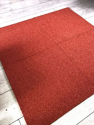 £7.99 • Buy Tessera Carpet Tiles Orange Glow Heavy Contract 1 M2 8 M2  Available