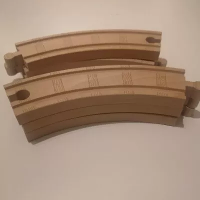 Genuine Learning Curve Thomas &  Friends Wooden Train Track Curved 6” X 6 • £4.99