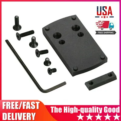 Pistol Mount Plate Base For Micro Red Dot Sight Beretta 92 For Glock 17 19 22 23 • $12.99