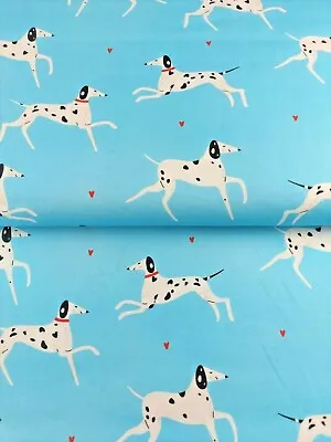 £5.30 • Buy Dalmatian Dog Cotton By Robert Kaufman - Craft - Dressmaking
