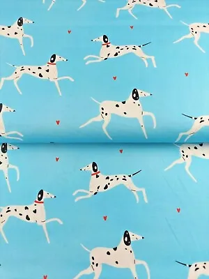 Dalmatian Dog Cotton By Robert Kaufman - Craft - Dressmaking • £5.30