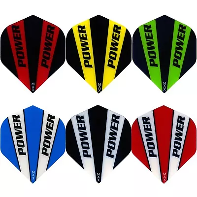 £1.89 • Buy MCCOY Dart Flights Power Max 150 Micron Super Tough 1 Set Of 3