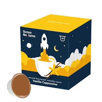 Dolce Gusto Senso Nocturno VANILLA CAPPUCCINO XL Pack 25 Pods W/O Box SHIPS FREE • $25.45