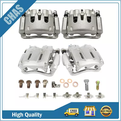 Brake Calipers W/ Bracket Kit Front And Rear For 2005-2007 Ford F-250 Super Duty • $299.49