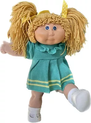 1985 Cabbage Patch Kids Jesmar Spain Doll Wheat Hair Blue Eyes HM 1 Vintage • $85