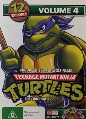 Teenage Mutant Ninja Turtles : Vol 4 DVD (Region 4 2009) Free Post • $19.95