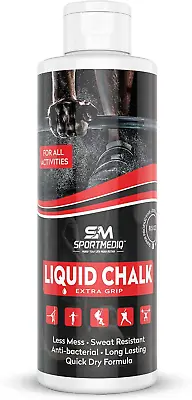 $22.16 • Buy SPORTMEDIQ Pro Grade Liquid Chalk � Mess Free Professional Hand Grip 8.5 Oz
