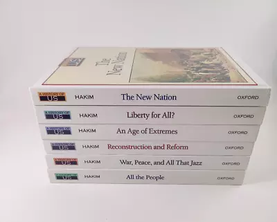 A History Of US Lot Of 6 Books Hardcover Joy Hakim • $24.95