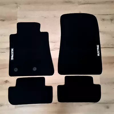 New Car Floor Mats For Ford Mustang Velour Carpet Black Waterproof Auto Liners • $48.92