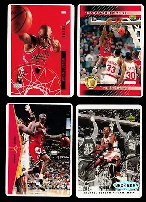 Michael Jordan Porcelain 4-Card Set W/ Team MVP Card Signed AUTO UDA COA • $540