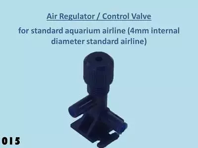 £1.99 • Buy 1 Way Air Regulator / Control  Valve For Standard Aquarium 4mm (ID) Airline 015
