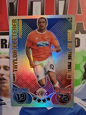 Match Attax 10/11 Man Of The Match Gary Taylor-Fletcher • £1.50