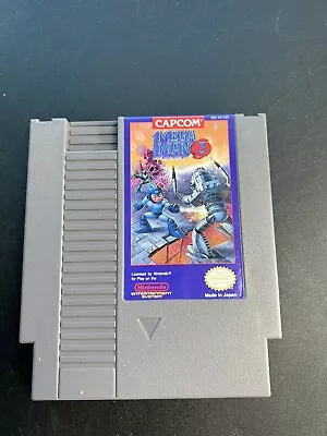 Mega Man 3 (NES Nintendo Entertainment System 1990) TESTED Cleaned AUTHENTIC • $34.99