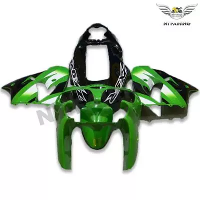 Fit For Kawasaki 2000-2001 ZX9R Green Black Plastic Fairing Bodywork A004 • $439.99