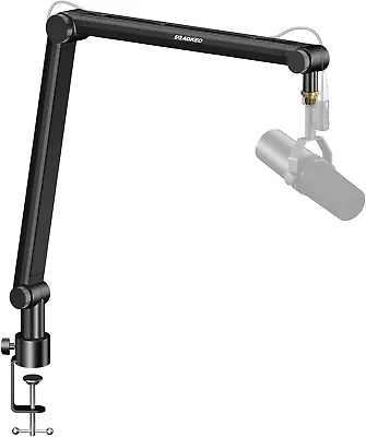 Aokeo Mic Arm Boom Arm Microphone Stand Desk With Mount Clamp Cable Management • $29.99